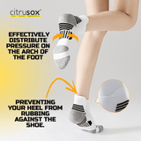 Cushioned Tab Anatomical Left-Right Fit Ankle Running Socks