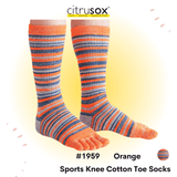 Thick Sports Knee Five Toe Socks