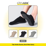 Anti-Skid Cushioned Tab Men Ankle Socks