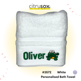 Personalised Itsy Soft Cotton Bath Towel