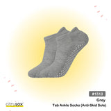 Anti-Skid Cushioned Tab Men Ankle Socks