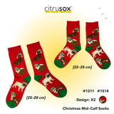 Christmas Mid-Calf Socks (Cotton / Sleeping)