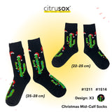 Christmas Mid-Calf Socks (Cotton / Sleeping)