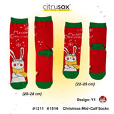 Christmas Mid-Calf Socks (Cotton / Sleeping)