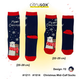 Christmas Mid-Calf Socks (Cotton / Sleeping)