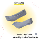 Toe Cotton No-Show Loafer Socks