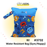 Personalised Water-Resistant Zip Gym Wet Bag