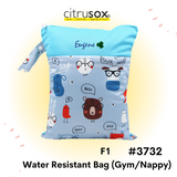 Personalised Water-Resistant Zip Gym Wet Bag