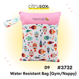 Personalised Water-Resistant Zip Gym Wet Bag