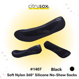 Soft Nylon 360° Silicone No-Show Socks