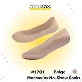 Full Non-slip No-Show Moccasins Socks