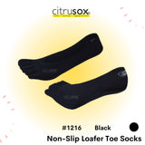 Toe Cotton No-Show Loafer Socks