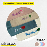 Personalised Itsy Soft Cotton Hand Towel