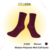 Woolen Polyester Mid-Calf Socks
