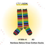 Rainbow Below Knee Socks