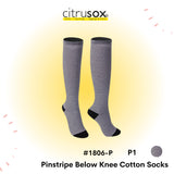 Pin Stripes Below Knee Socks