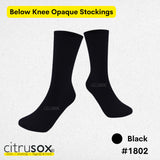 Opaque 100 denier Below Knee Stockings