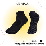 Mary Jane Anti-Skid Ankle Yoga Barre Socks