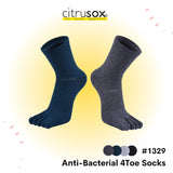 Anti-Bacterial Cotton 4Toe Socks
