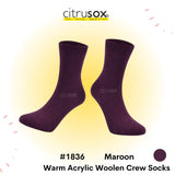 Warm Crew Acrylic Wool Socks
