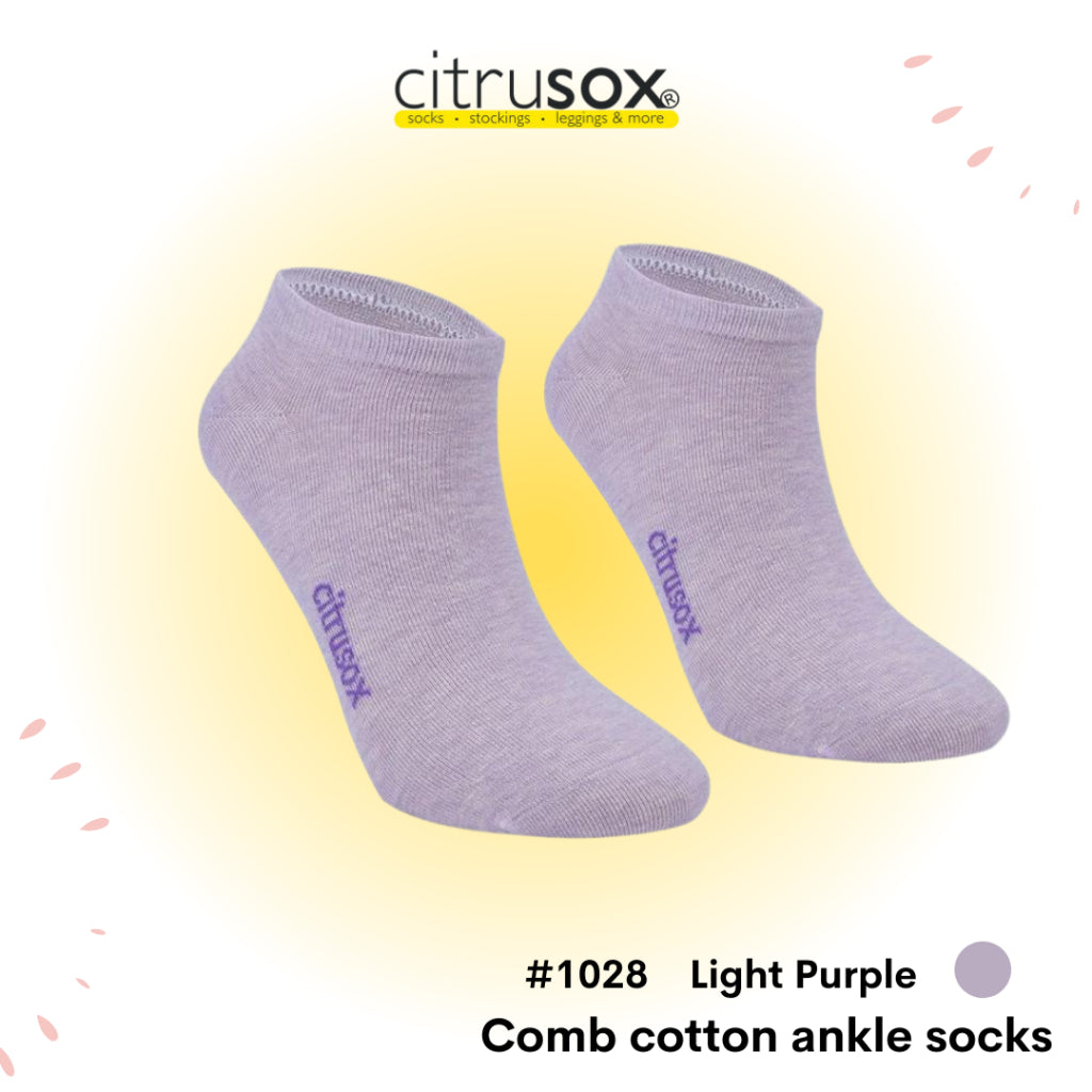 Combed Cotton Ankle Socks – Citrusox