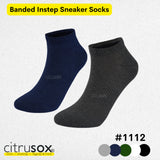 Banded Instep Sneaker Socks