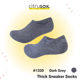 Thick Sneaker Men Socks with Non-slip Heel