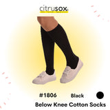 Basics Below Knee Cotton Socks