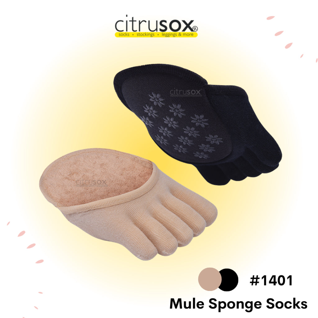 Toe Toppers AntiSkid Grip Mules Socks Citrusox